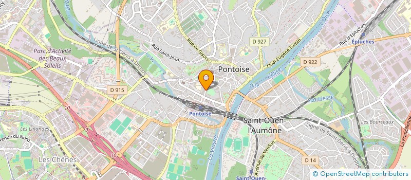 localisation de l'entreprise CAISSE DE CREDIT MUTUEL DE PONTOISE à PONTOISE