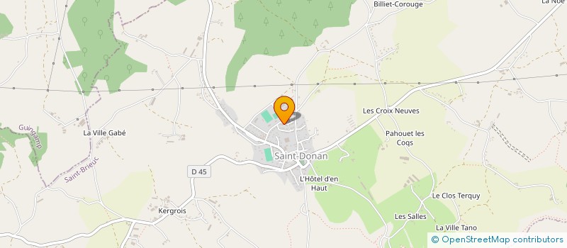 localisation de l'entreprise CAISSE DE CREDIT MUTUEL DE QUINTIN  QUINTIN