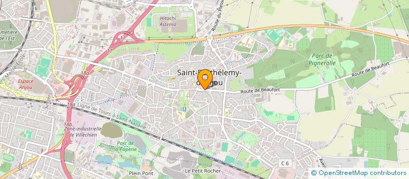 localisation de l'entreprise CAISSE DE CREDIT MUTUEL DE SAINT BARTHELEMY D'ANJOU à SAINT-BARTHELEMY-D'ANJOU