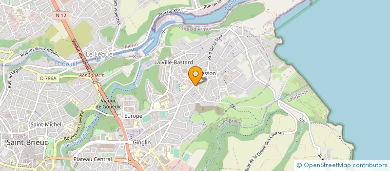 localisation de l'entreprise CAISSE DE CREDIT MUTUEL DE SAINT-BRIEUC LES 3 VALLEES à SAINT-BRIEUC