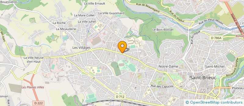 localisation de l'entreprise CAISSE DE CREDIT MUTUEL DE SAINT BRIEUC VILLAGES à SAINT-BRIEUC