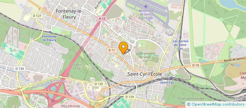 localisation de l'entreprise CAISSE DE CREDIT MUTUEL DE SAINT CYR  SAINT-CYR-L'ECOLE