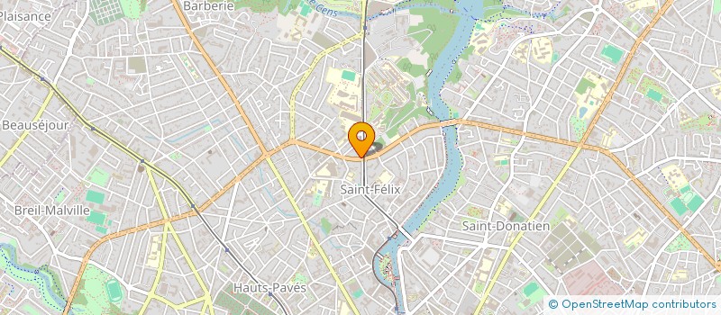 localisation de l'entreprise CAISSE DE CREDIT MUTUEL DE SAINT-FELIX à NANTES