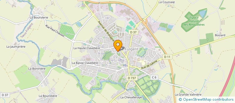 localisation de l'entreprise CAISSE DE CREDIT MUTUEL DE SAINT-FULGENT  SAINT-FULGENT