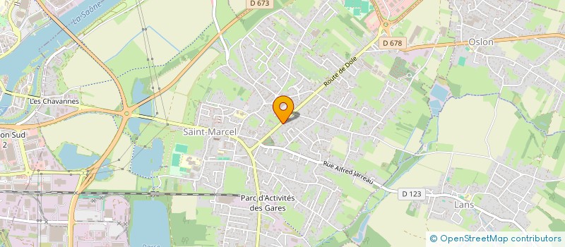 localisation de l'entreprise CAISSE DE CREDIT MUTUEL DE SAINT MARCEL  SAINT-MARCEL