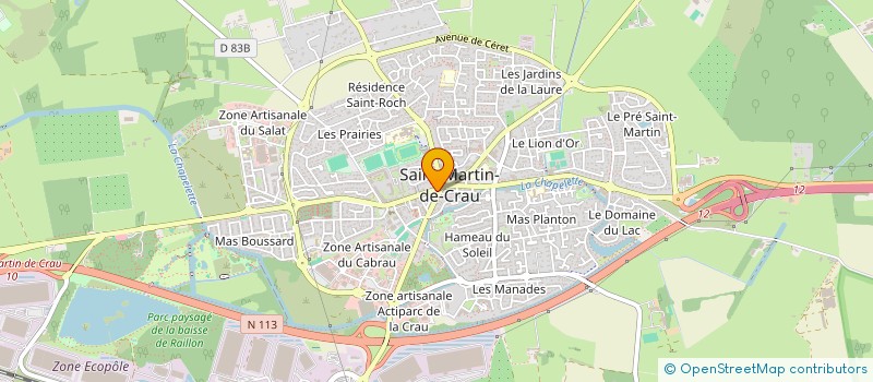 localisation de l'entreprise CAISSE DE CREDIT MUTUEL DE SAINT MARTIN DE CRAU à SAINT-MARTIN-DE-CRAU