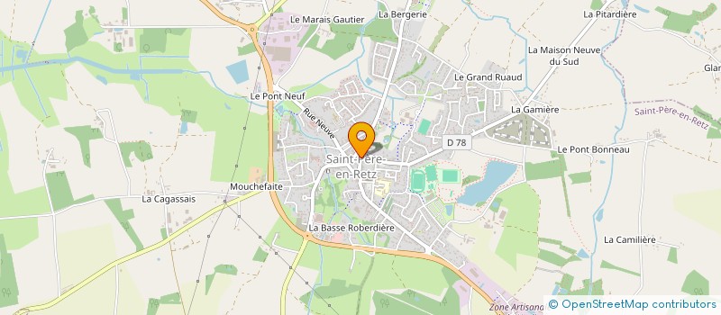 localisation de l'entreprise CAISSE DE CREDIT MUTUEL DE SAINT PERE-PAIMBOEUF  SAINT-PERE-EN-RETZ