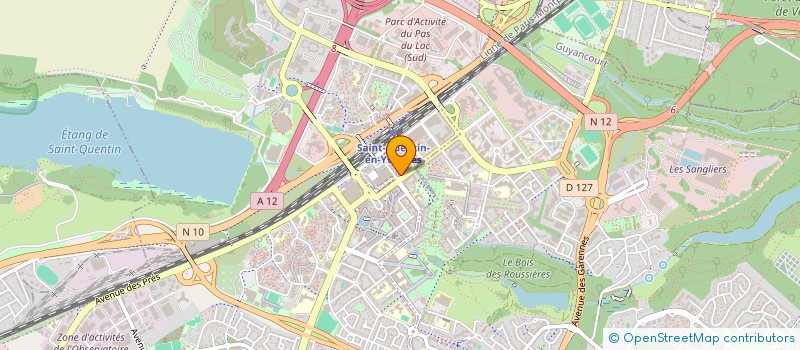 localisation de l'entreprise CAISSE DE CREDIT MUTUEL DE SAINT QUENTIN EN YVELINES  MONTIGNY-LE-BRETONNEUX