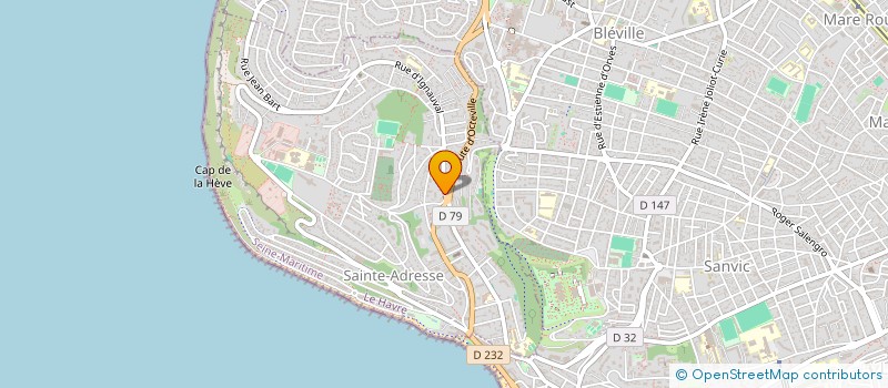 localisation de l'entreprise CAISSE DE CREDIT MUTUEL DE SAINTE ADRESSE  SAINTE-ADRESSE