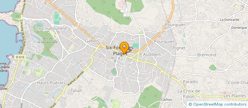 localisation de l'entreprise CAISSE DE CREDIT MUTUEL DE SIX FOURS LES PLAGES à SIX-FOURS-LES-PLAGES