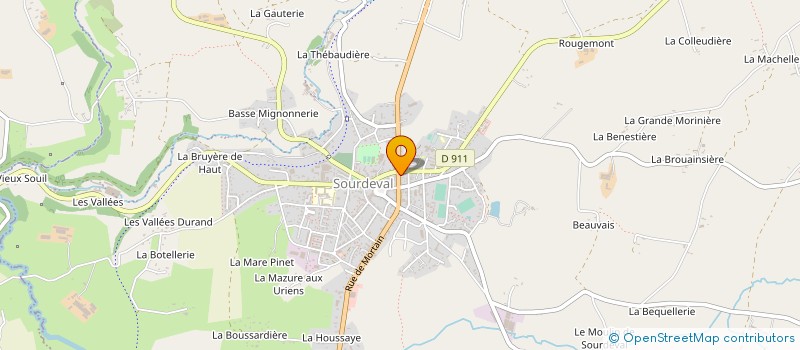 localisation de l'entreprise CAISSE DE CREDIT MUTUEL DE SOURDEVAL à SOURDEVAL