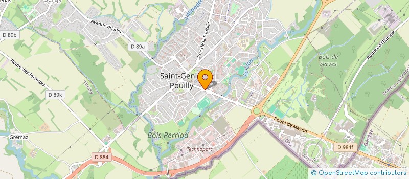 localisation de l'entreprise CAISSE DE CREDIT MUTUEL DE ST GENIS/FERNEY  SAINT-GENIS-POUILLY