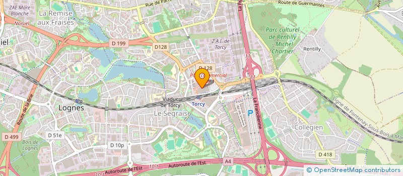 localisation de l'entreprise CAISSE DE CREDIT MUTUEL DE TORCY  TORCY