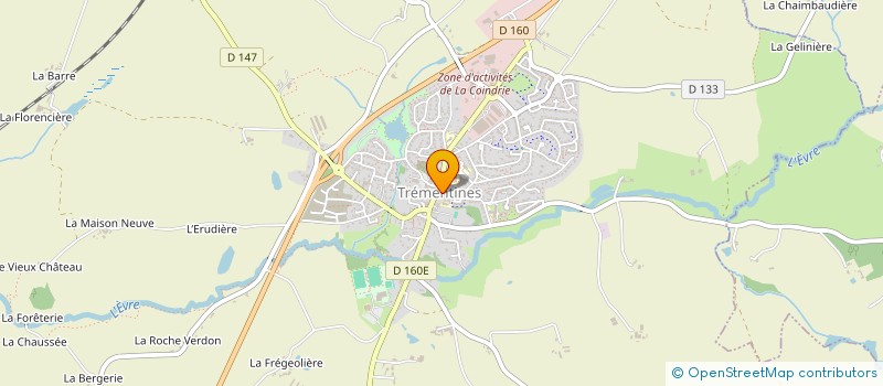 localisation de l'entreprise CAISSE DE CREDIT MUTUEL DE TREMENTINES à TREMENTINES