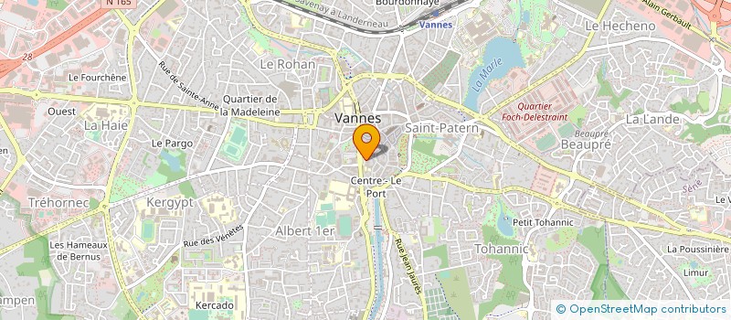 localisation de l'entreprise CAISSE DE CREDIT MUTUEL DE VANNES REPUBLIQUE à VANNES