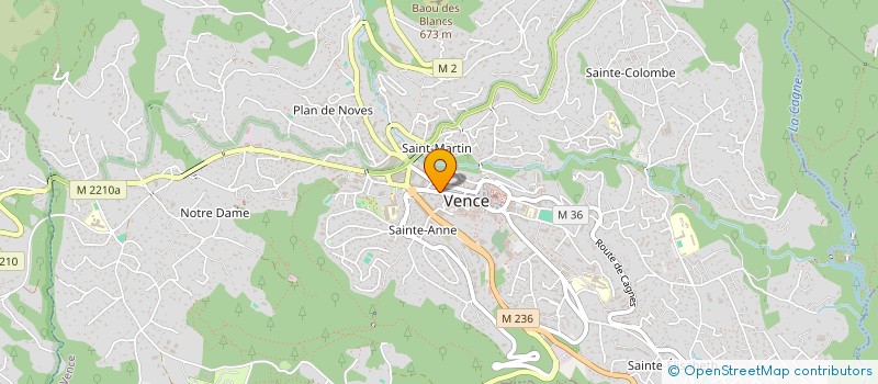 localisation de l'entreprise CAISSE DE CREDIT MUTUEL DE VENCE à VENCE