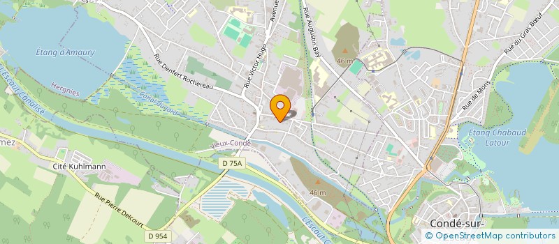 localisation de l'entreprise CAISSE DE CREDIT MUTUEL DE VIEUX CONDE  VIEUX-CONDE