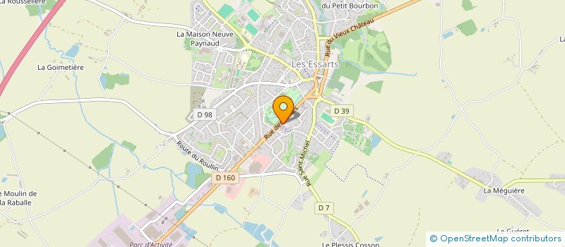 localisation de l'entreprise CAISSE DE CREDIT MUTUEL DES ESSARTS  ESSARTS-EN-BOCAGE