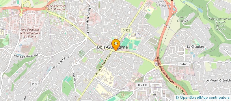 localisation de l'entreprise CAISSE DE CREDIT MUTUEL DES PROFESSIONS DE SANTE DE HAUTE NORMANDIE à BOIS-GUILLAUME