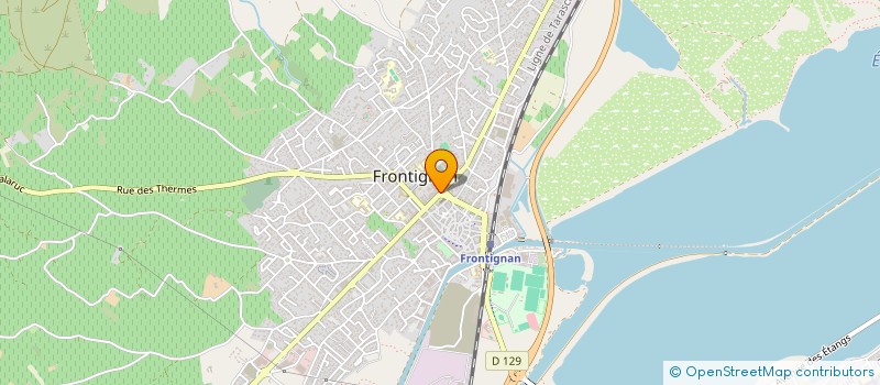 localisation de l'entreprise CAISSE DE CREDIT MUTUEL DU BASSIN DE THAU à FRONTIGNAN