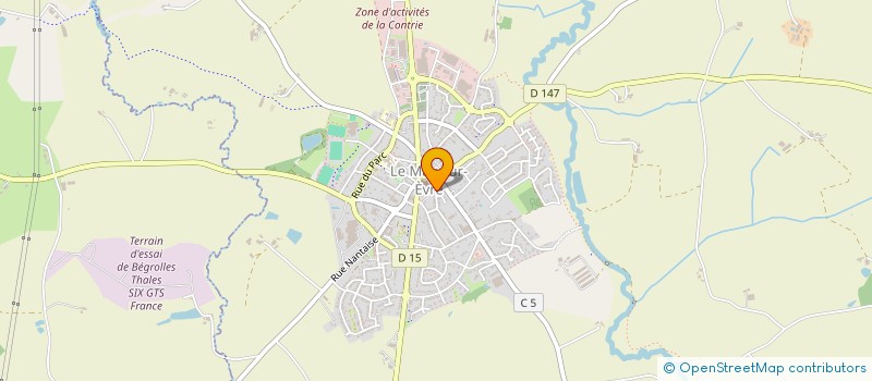 localisation de l'entreprise CAISSE DE CREDIT MUTUEL DU MAY-SUR-EVRE  LE MAY-SUR-EVRE