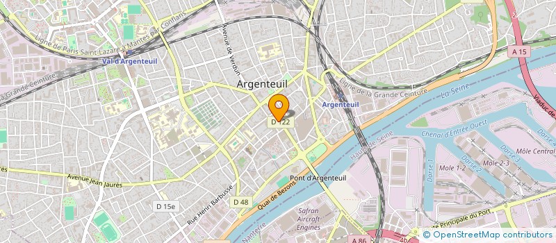 localisation de l'entreprise CAISSE DE CREDIT MUTUEL DU PARISIS à ARGENTEUIL