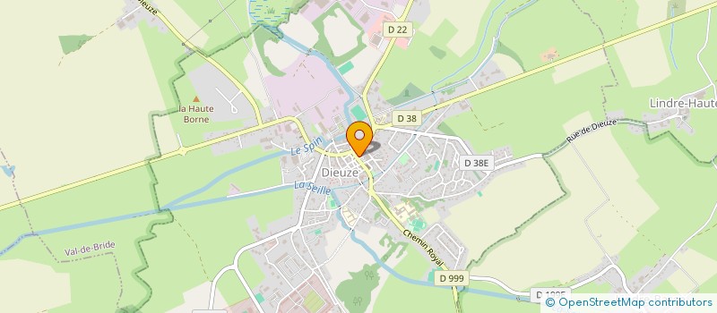 localisation de l'entreprise CAISSE DE CREDIT MUTUEL DU SAULNOIS  DIEUZE