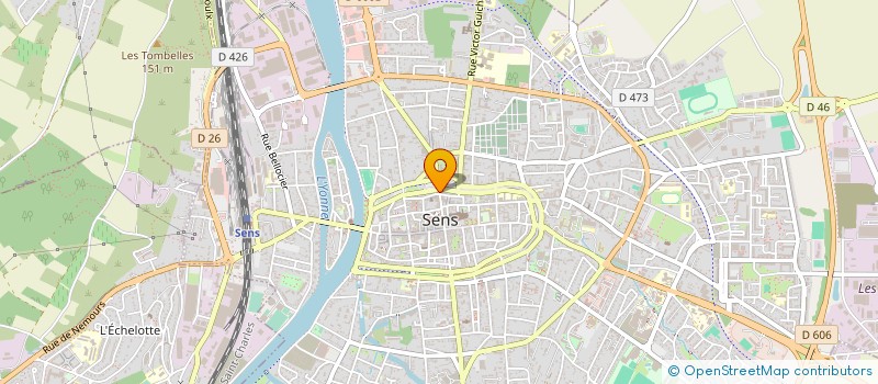 localisation de l'entreprise CAISSE DE CREDIT MUTUEL DU SENONAIS  SENS