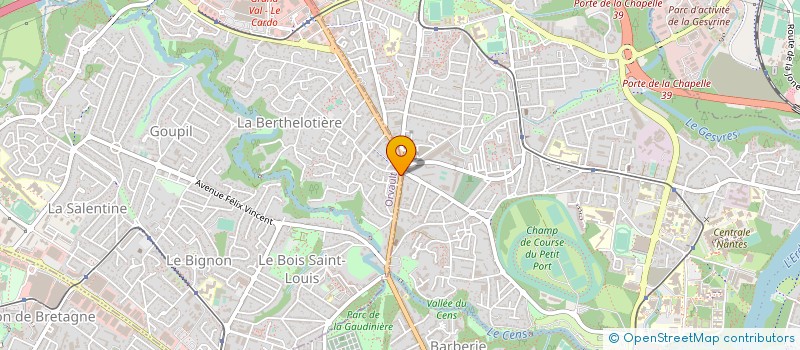 localisation de l'entreprise CAISSE DE CREDIT MUTUEL DU VAL DU CENS à ORVAULT