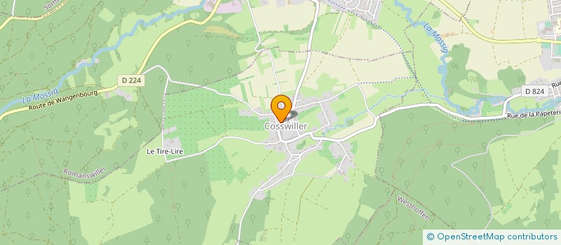 localisation de l'entreprise CAISSE DE CREDIT MUTUEL DU VIGNOBLE  WESTHOFFEN