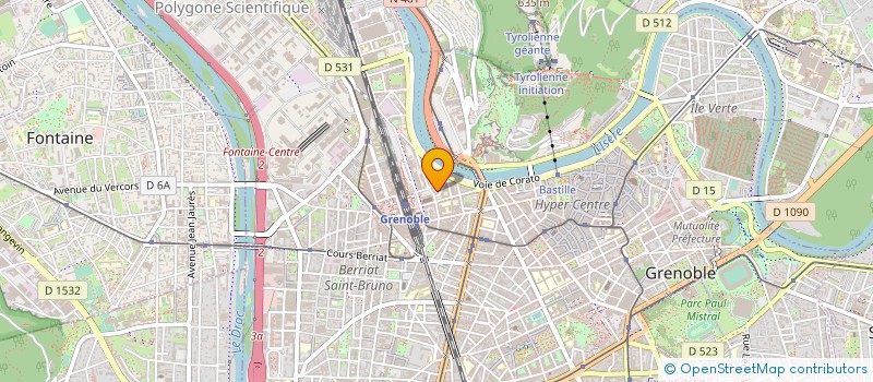 localisation de l'entreprise CAISSE DE CREDIT MUTUEL ENSEIGNANT à GRENOBLE