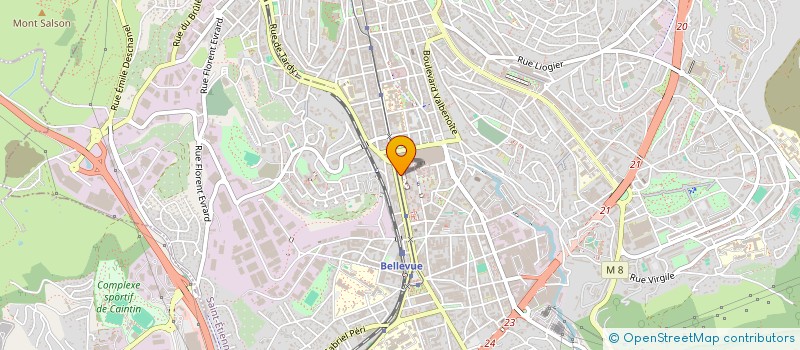 localisation de l'entreprise CAISSE DE CREDIT MUTUEL ENSEIGNANT LOIRE ET HAUTE LOIRE  SAINT-ETIENNE