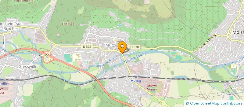 localisation de l'entreprise CAISSE DE CREDIT MUTUEL FELSBOURG  MUTZIG