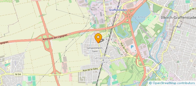 localisation de l'entreprise CAISSE DE CREDIT MUTUEL GEISPOLSHEIM GARE  GEISPOLSHEIM