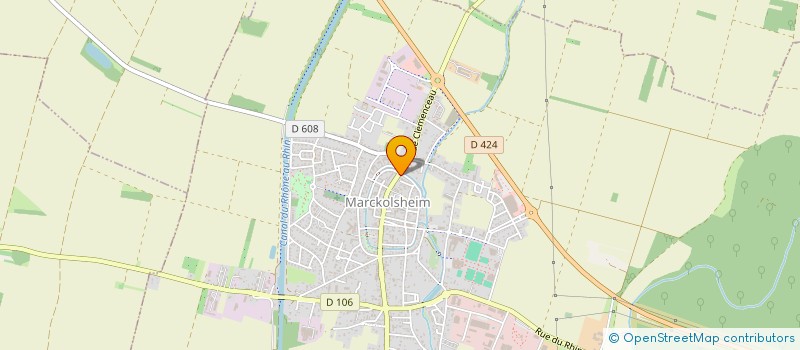 localisation de l'entreprise CAISSE DE CREDIT MUTUEL GRAND RIED  MARCKOLSHEIM