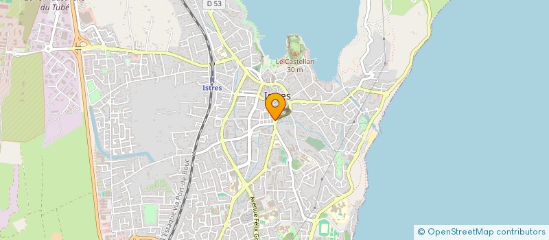 localisation de l'entreprise CAISSE DE CREDIT MUTUEL ISTRES  ISTRES