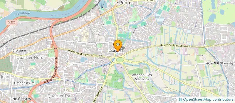 localisation de l'entreprise CAISSE DE CREDIT MUTUEL LE PONTET  LE PONTET