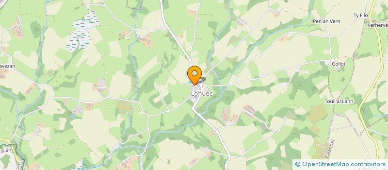 localisation de l'entreprise CAISSE DE CREDIT MUTUEL LES QUATRE SOURCES  CALLAC