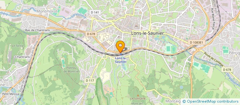 localisation de l'entreprise CAISSE DE CREDIT MUTUEL LONS LE SAUNIER à LONS-LE-SAUNIER