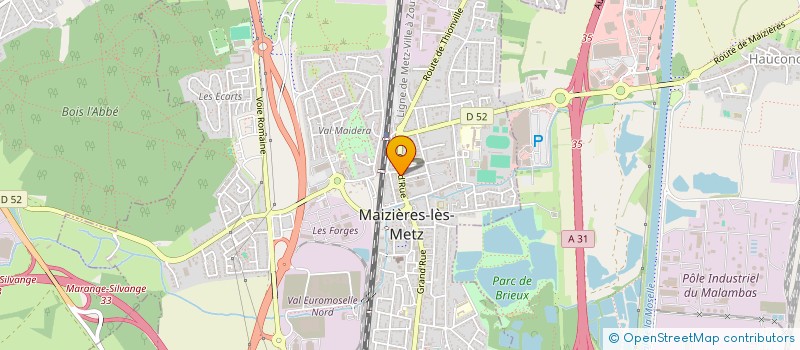 localisation de l'entreprise CAISSE DE CREDIT MUTUEL MAIZIERES LES METZ  MAIZIERES-LES-METZ