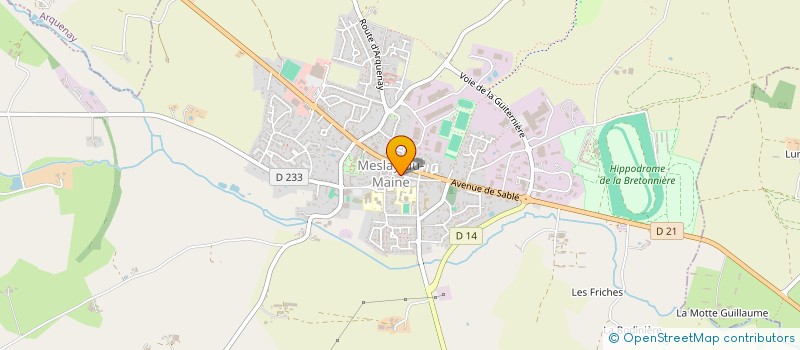 localisation de l'entreprise CAISSE DE CREDIT MUTUEL MESLAY L OCEANE  MESLAY-DU-MAINE