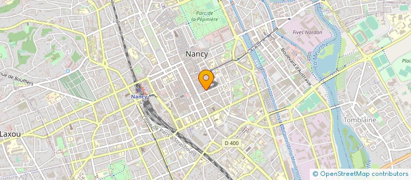 localisation de l'entreprise CAISSE DE CREDIT MUTUEL NANCY STANISLAS  NANCY