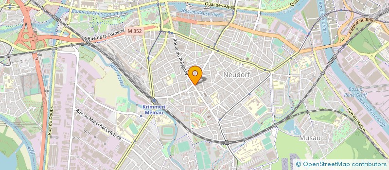 localisation de l'entreprise CAISSE DE CREDIT MUTUEL NEUDORF à STRASBOURG