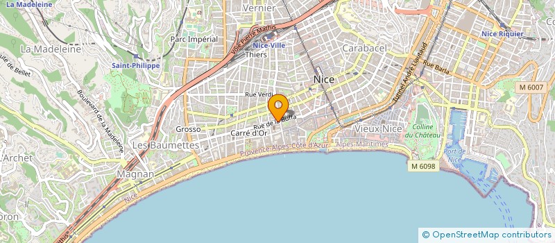 localisation de l'entreprise CAISSE DE CREDIT MUTUEL NICE JOFFRE  NICE
