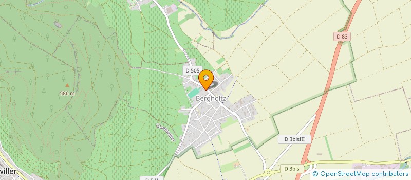 localisation de l'entreprise CAISSE DE CREDIT MUTUEL ORSCHWIHR  ORSCHWIHR