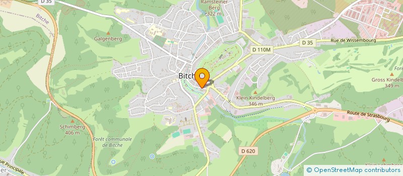 localisation de l'entreprise CAISSE DE CREDIT MUTUEL PAYS DE BITCHE  BITCHE