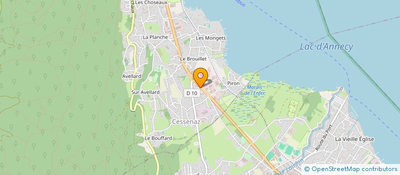 localisation de l'entreprise CAISSE DE CREDIT MUTUEL PAYS DU CAUDON  SEVRIER