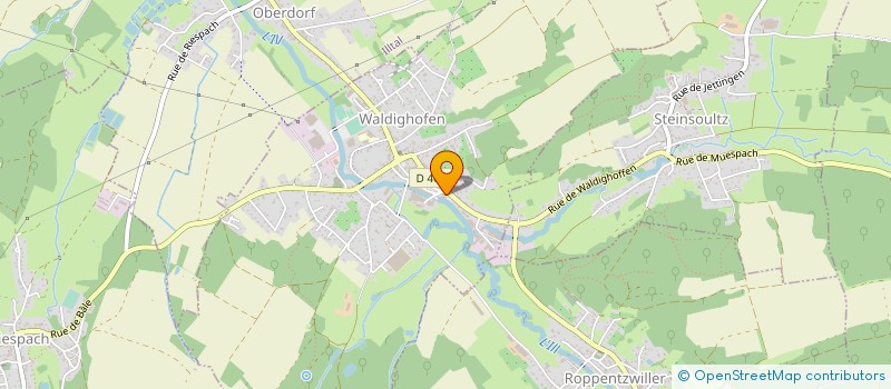 localisation de l'entreprise CAISSE DE CREDIT MUTUEL REGIO PLUS  WALDIGHOFEN