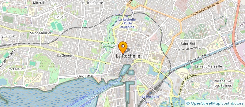 localisation de l'entreprise CAISSE DE CREDIT MUTUEL ROCHELLE NORD  LA ROCHELLE