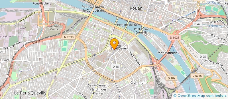 localisation de l'entreprise CAISSE DE CREDIT MUTUEL ROUEN ST SEVER  ROUEN